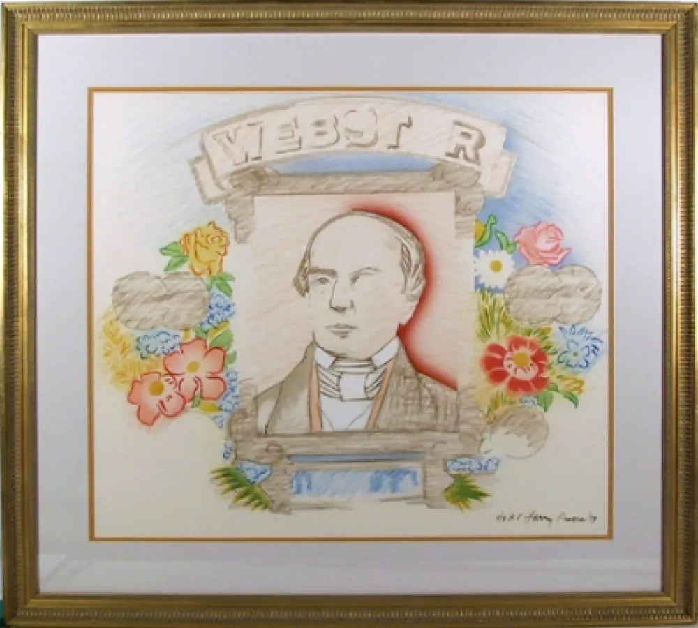 石版画 Rivers - Webster