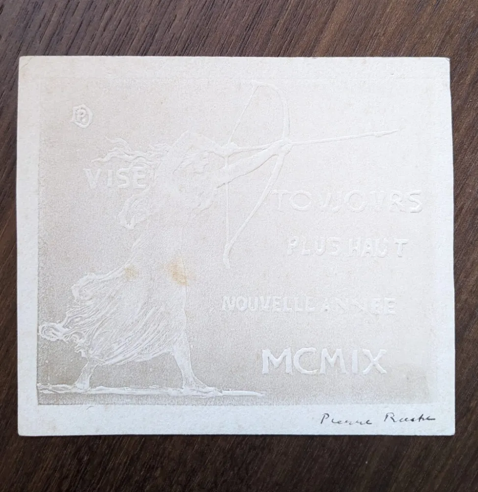 无技术 Roche - Vise toujours plus haut... (new year's greeting card)