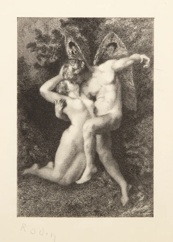 版画 Rodin - Aristophane II