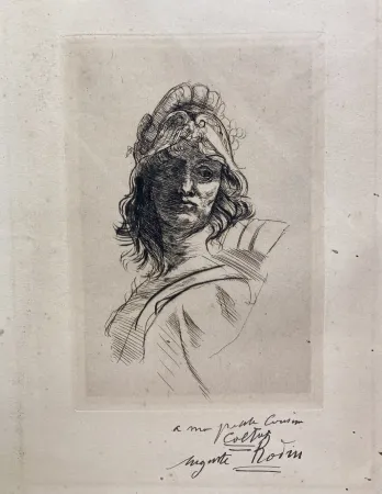 干刻版画 Rodin - Buste de Bellona