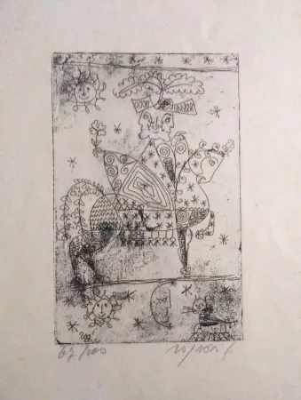 蚀刻飞尘法 Rognoni - Auguri di Natale 1960