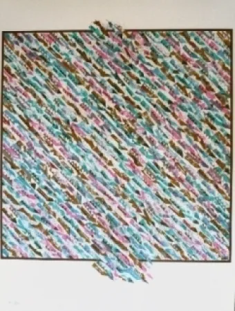 石版画 Rojo - Barcelona