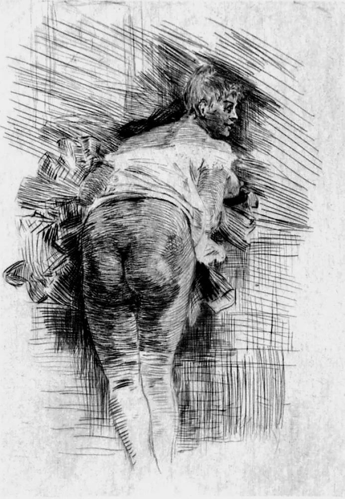 蚀刻版画 Rops - Appel aux masses