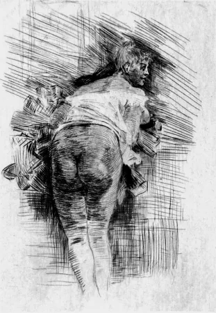 蚀刻版画 Rops - Appel aux masses