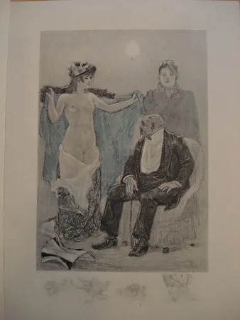 蚀刻版画 Rops - Das erotische Werk. 