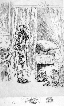 蚀刻版画 Rops - Ma golonelle!