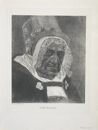 版画 Rops - Vieille Anversoise