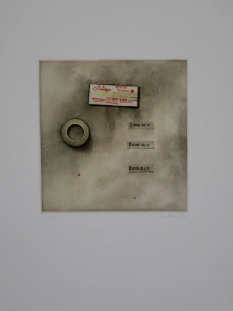 蚀刻飞尘法 Rösel - Die Fahrkarte wurde angerissen