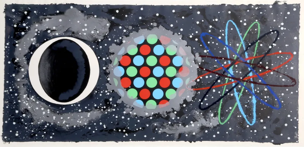 石版画 Rosenquist - Coin Noir