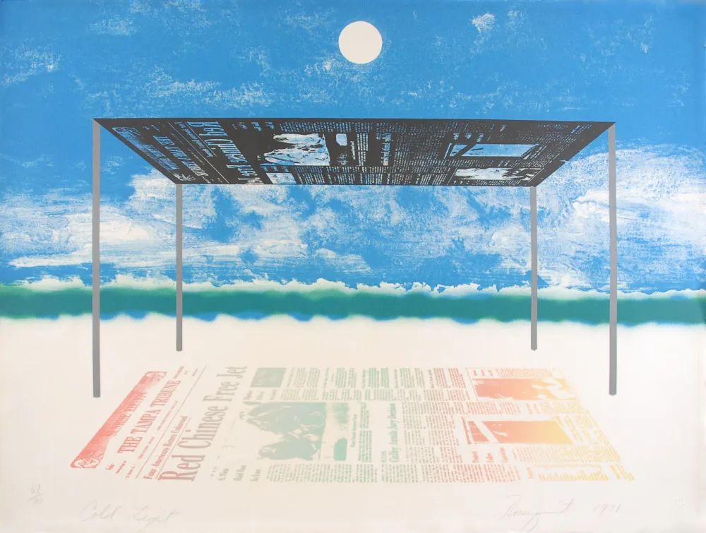 石版画 Rosenquist - Cold Light