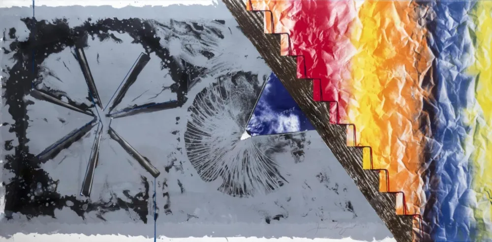 石版画 Rosenquist - Derriere L'Etoile