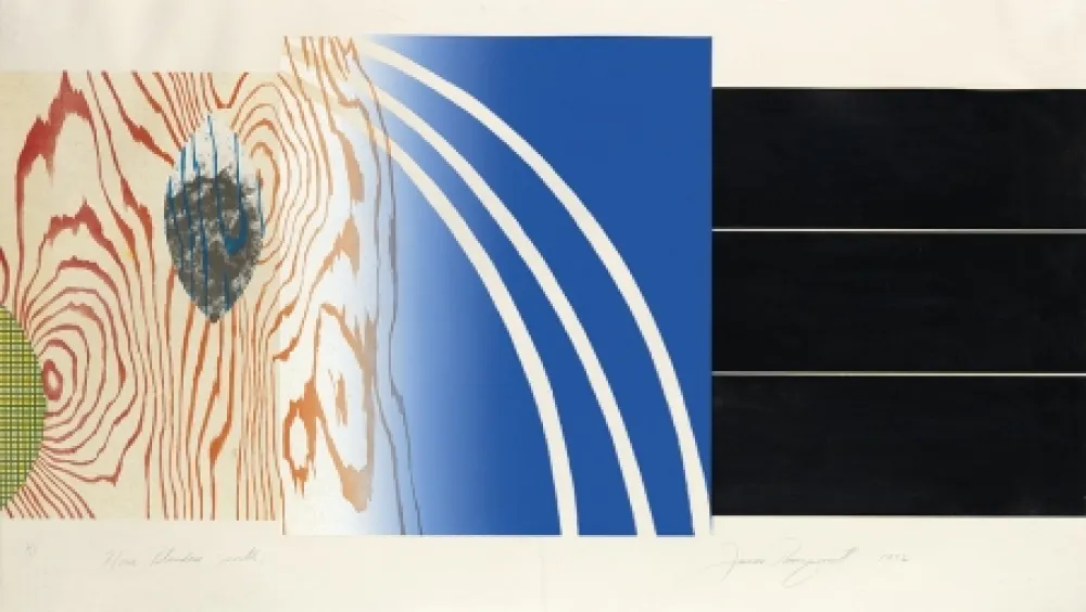 石版画 Rosenquist - Horse Blinders (North)