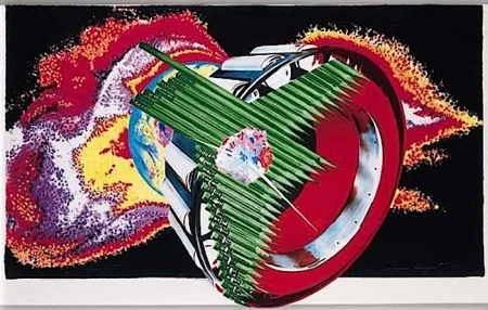 石版画 Rosenquist - Space Dust (from Welcome to the Water Planet)