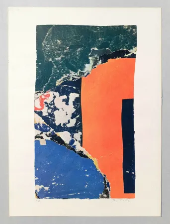 石版画 Rotella - Composizione