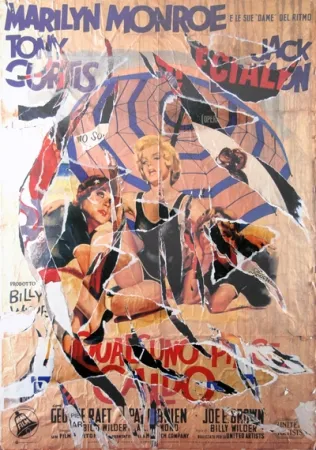 丝网印刷 Rotella - Dame del Ritmo (Marilyn Monroe)