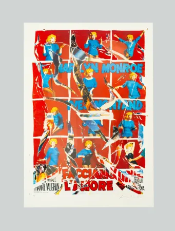 丝网印刷 Rotella - Facciamo l'amore