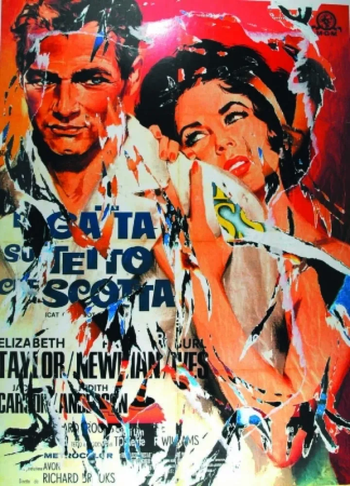 丝网印刷 Rotella - La gatta sul tetto che scotta