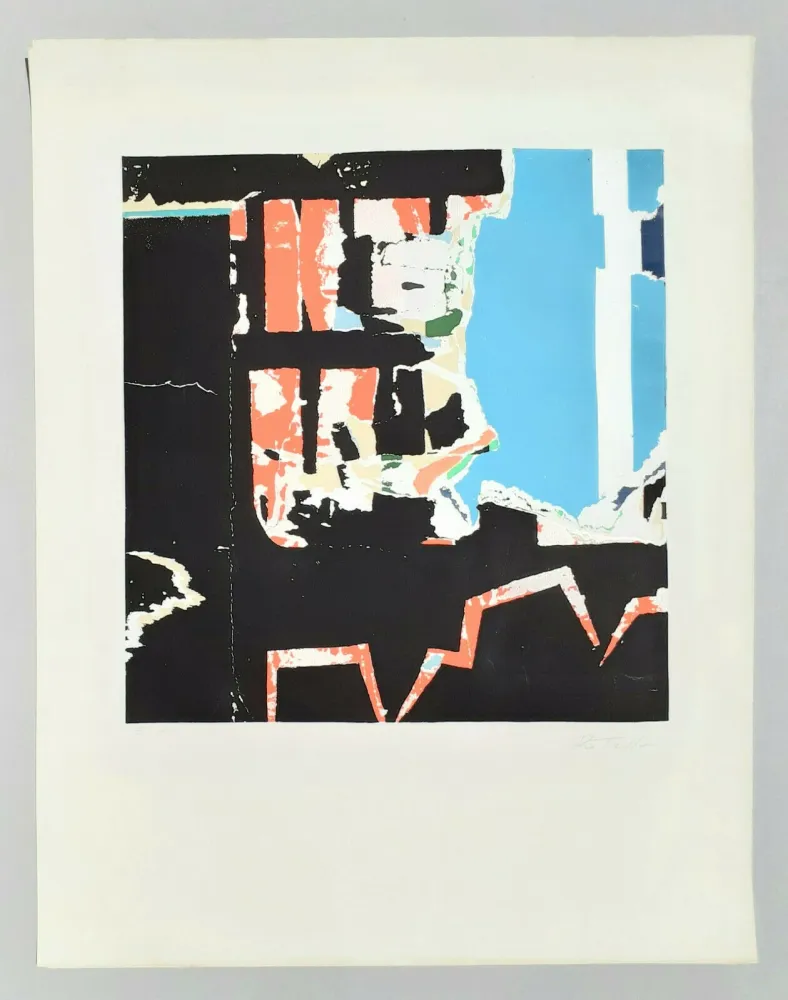 石版画 Rotella - Manifesto