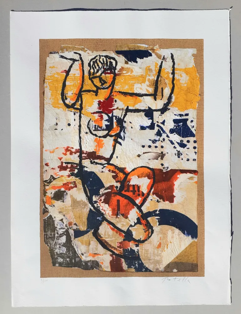 丝网印刷 Rotella - Modigliani