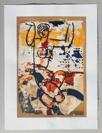 丝网印刷 Rotella - Modigliani