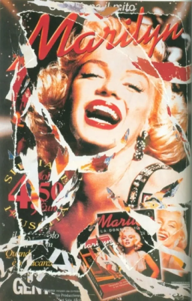 丝网印刷 Rotella - Omaggio a Marilyn (A Tribute to Marilyn) I 