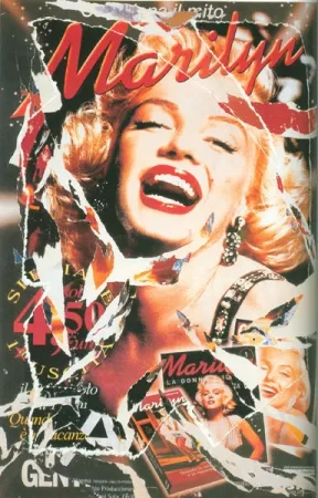 丝网印刷 Rotella - Omaggio a Marilyn (A Tribute to Marilyn) I 