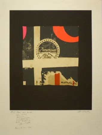 石版画 Rotella - Paramount Films