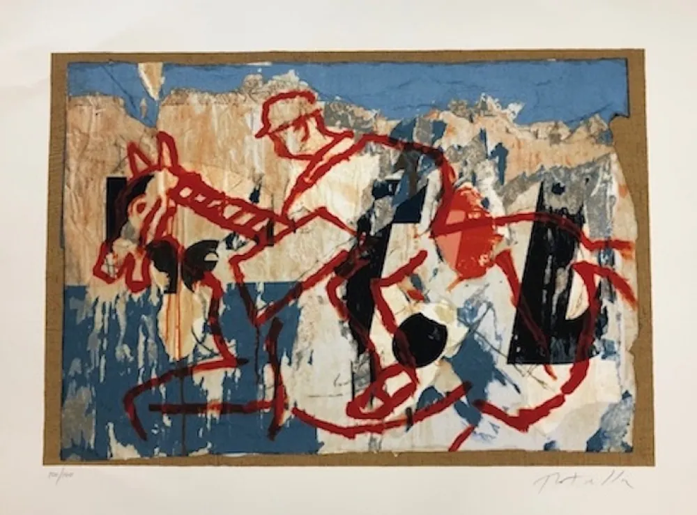 丝网印刷 Rotella - Primo futurismo