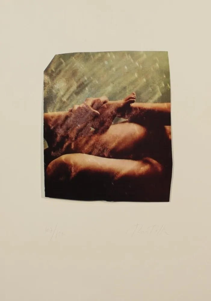 石版画 Rotella - SENZA TITOLO