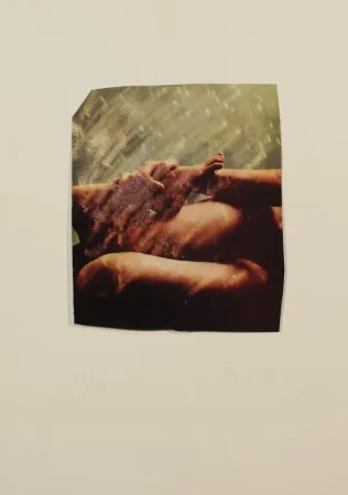 石版画 Rotella - SENZA TITOLO