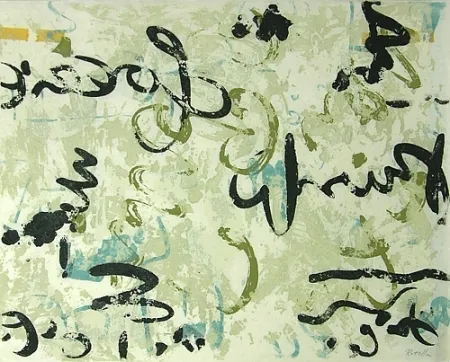 石版画 Rotella - Senza titolo