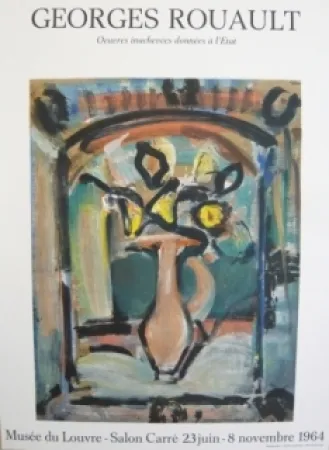 海报 Rouault - Affiche Musée du Louvre 