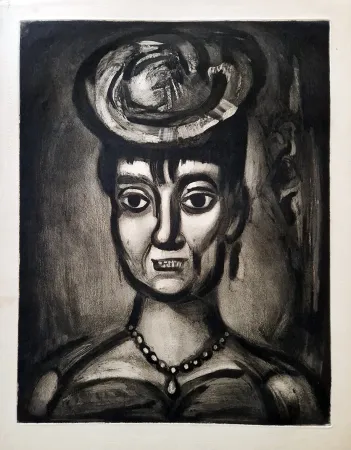 蚀刻飞尘法 Rouault - Femme affranchie è quatorze heures chante midi
