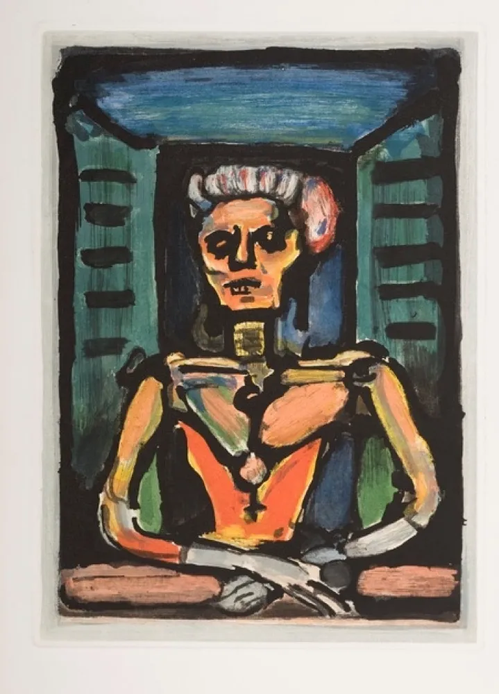 飞尘腐蚀法 Rouault - Fière, autant qu' un vivant, da sa noble stature...
