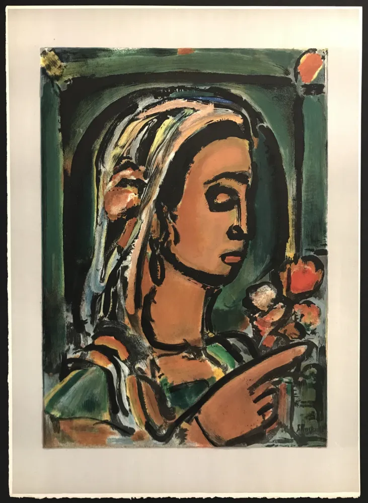 石版画 Rouault - La Sybille