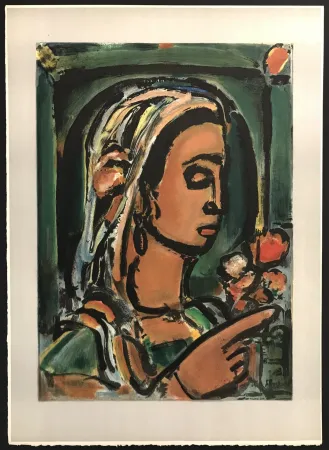 石版画 Rouault - La Sybille