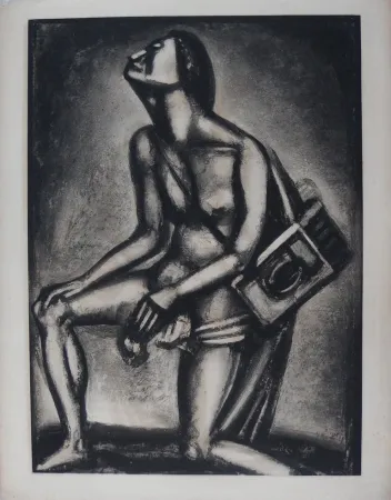 蚀刻飞尘法 Rouault - Life is full of tears