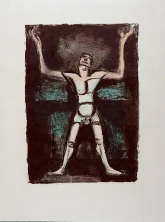 石版画 Rouault - Notre Dame