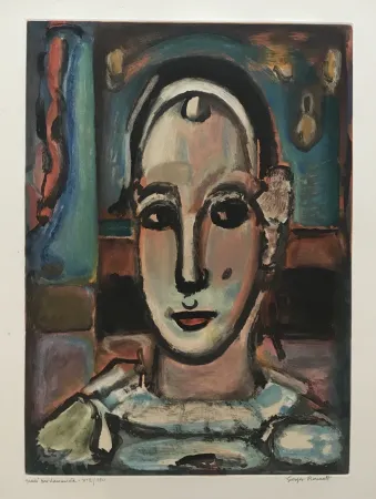 蚀刻飞尘法 Rouault - Pierrot