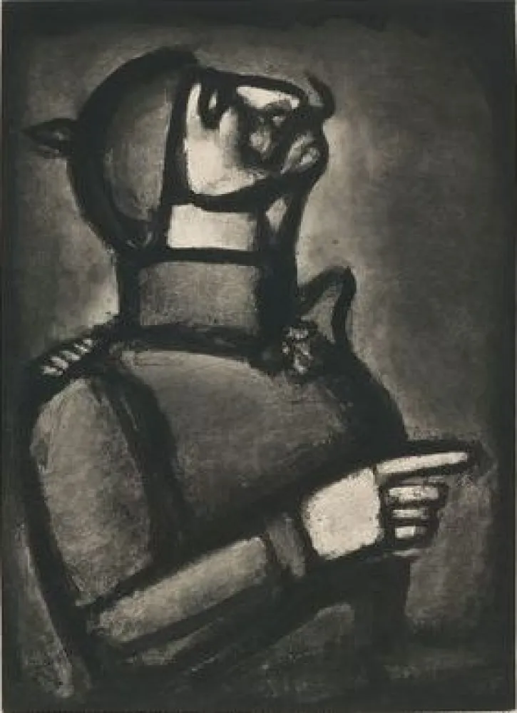 飞尘腐蚀法 Rouault - Plus le coeur est noble, moins le col est roide