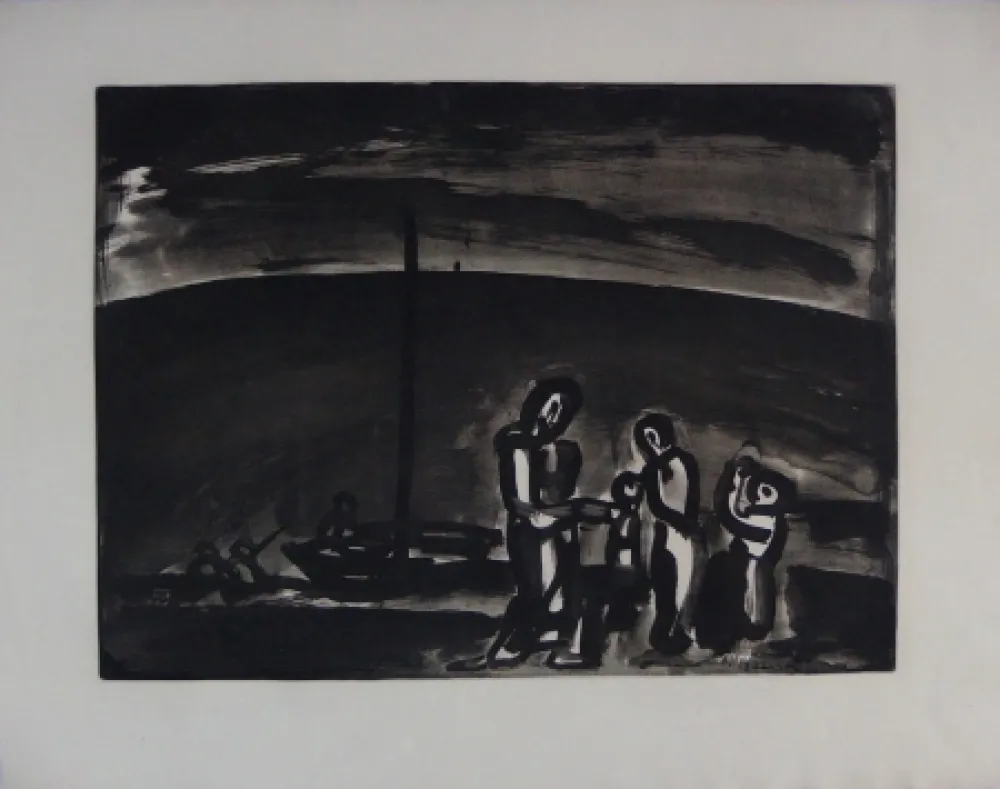 蚀刻飞尘法 Rouault - Sometimes the way is beautiful