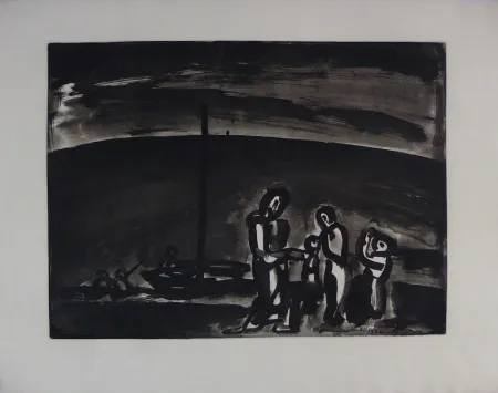 蚀刻飞尘法 Rouault - Sometimes the way is beautiful