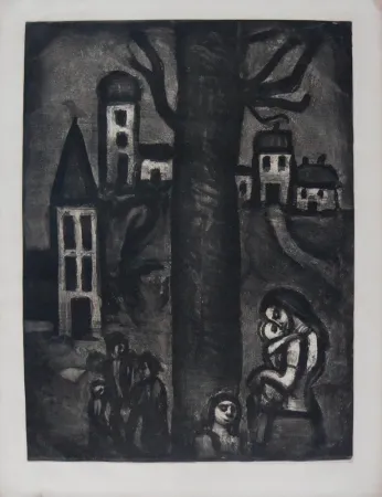 蚀刻飞尘法 Rouault - The Neighborhood of The Long Suffering