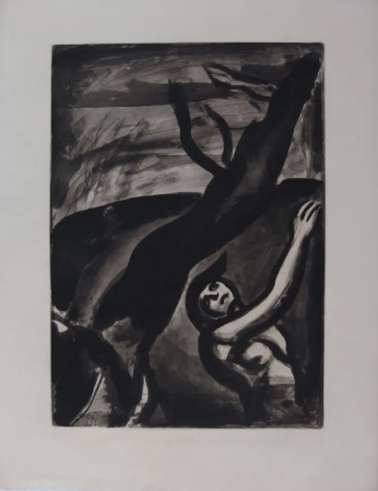 蚀刻飞尘法 Rouault - Tomorrow will be nice, said the shipwreck