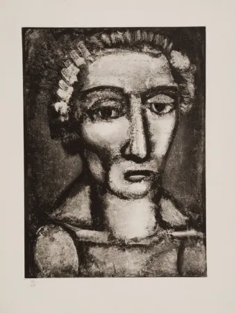 飞尘腐蚀法 Rouault - Tout Entiére