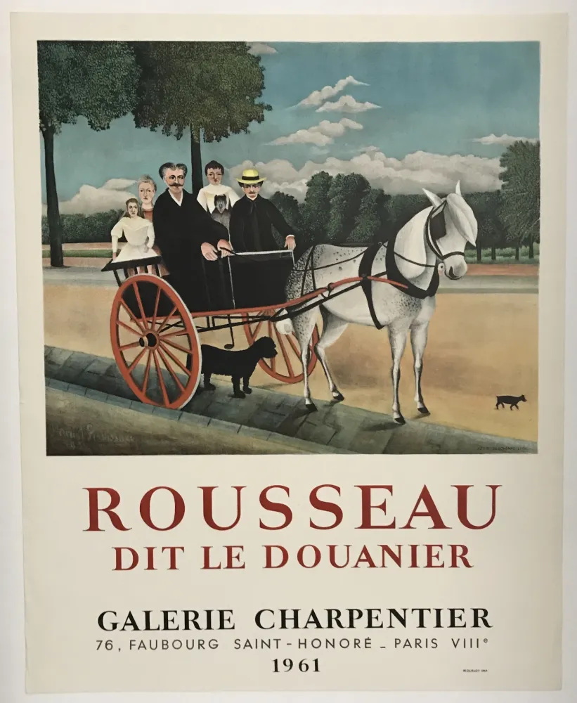 石版画 Rousseau - Dit le Douanier