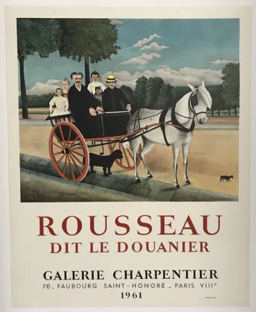 石版画 Rousseau - Dit le Douanier