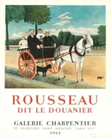 石版画 Rousseau - Exposition galerie charpentier