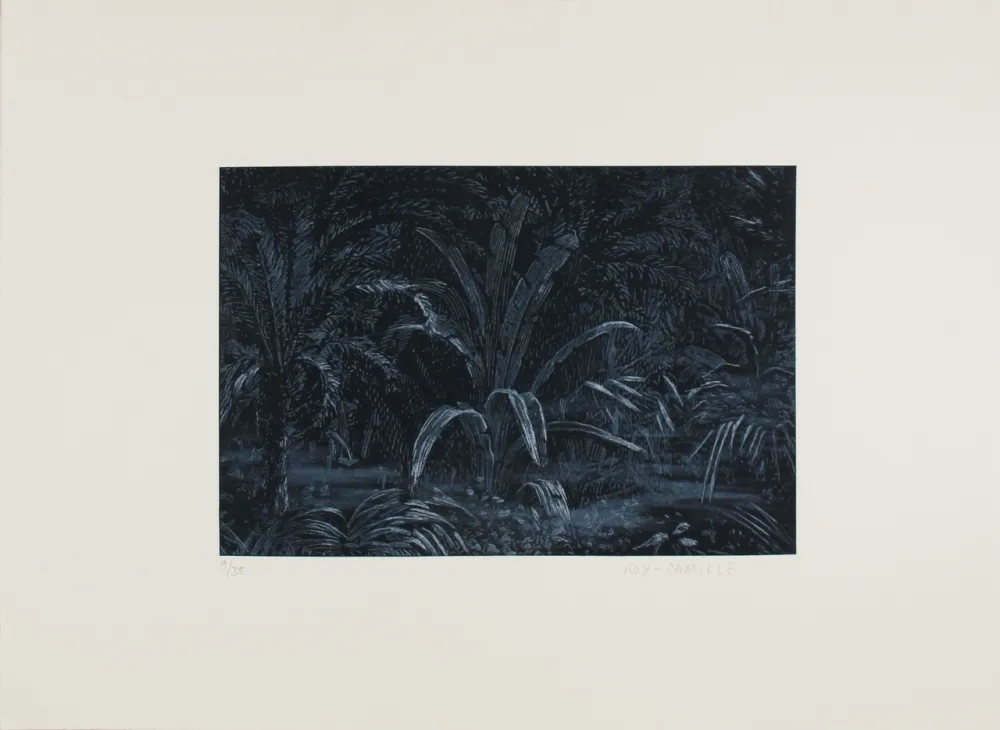 蚀刻版画 Roy-Camille - Le remplissage des blancs sur la carte