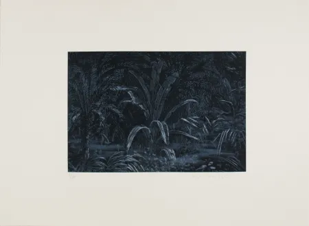 蚀刻版画 Roy-Camille - Le remplissage des blancs sur la carte